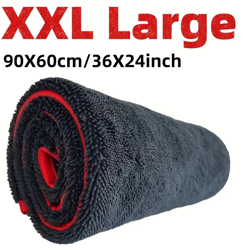 XXL Mikrofaser Auto-Trockentuch 5100 GSM, extrem Saugkraft und streifenfrei